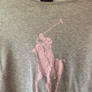 Ralph Lauren Breast Cancer long sleeve T-shirt